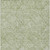 3' X 5' Green And Ivory Floral Washable Indoor Outdoor Area Rug Transitional Style - Green, Ivory Color