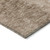 5' X 8' Brown And Beige Ombre Washable Indoor Outdoor Area Rug