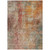 3' X 5' Tan Copper And Terra Cotta Abstract Washable Indoor Outdoor Area Rug