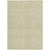 3' X 5' Light Green Damask Washable Non Skid Indoor Outdoor Area Rug