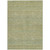 5' X 8' Wheat And Sage Striped Washable Indoor Outdoor Area Rug