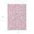 3' X 5' Pink And Ivory Floral Washable Indoor Outdoor Area Rug