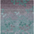 3' X 5' Teal Blue And Gray Floral Washable Indoor Outdoor Area Rug - 880016485097