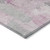 5' X 8' Pink And Silver Abstract Washable Indoor Outdoor Area Rug - 880016855685