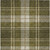 5' X 8' Olive Green Gold And Brown Plaid Washable Indoor Outdoor Area Rug