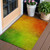 3' X 5' Terra Cotta Gold And Green Ombre Washable Indoor Outdoor Area Rug