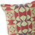 Set of Two 16" X 16" Yellow Red Blown Seam Eclectic Indoor Outdoor Throw Pillow
