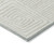 3' X 5' Ivory And Beige Geometric Washable Indoor Outdoor Area Rug Transitional Style - Ivory, Beige Color