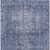 3' X 5' Navy Blue Oriental Washable Indoor Outdoor Area Rug
