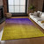 3' X 5' Purple Gold And Blue Ombre Washable Indoor Outdoor Area Rug