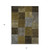 3' X 5' Brown Gold And Taupe Patchwork Washable Indoor Outdoor Area Rug