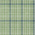 3' X 5' Green And Ivory Plaid Washable Indoor Outdoor Area Rug