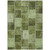 5' X 8' Olive Green And Artichoke Green Patchwork Washable Indoor Outdoor Area Rug Transitional Style - Olive Green, Artichoke Green Color