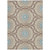 5' X 8' Khaki Brown And Taupe Floral Medallion Washable Indoor Outdoor Area Rug