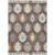 3' X 5' Brown Ivory And Taupe Southwestern Washable Indoor Outdoor Area Rug