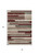 3' X 5' Merlot Burgundy And Beige Striped Washable Indoor Outdoor Area Rug