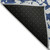 5' X 8' Navy Blue And Ivory Abstract Washable Indoor Outdoor Area Rug - Navy Blue, Ivory