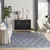7' X 10' Blue Indoor Outdoor Area Rug