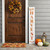 72" White Solid Wood Rustic Happy Harvest Porch Sign