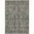 3' X 5' Brown and Black Oriental Washable Non Skid Indoor Outdoor Area Rug
