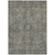 3' X 5' Brown and Black Oriental Washable Non Skid Indoor Outdoor Area Rug