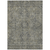3' X 5' Brown and Black Oriental Washable Non Skid Indoor Outdoor Area Rug