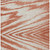 3' X 5' Salmon And Ivory Abstract Washable Indoor Outdoor Area Rug Transitional Style - Salmon, Ivory Color
