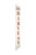 72" White And Orange Rustic Solid Wood Happy Harvest Porch Sign