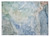 2' X 3' Blue Abstract Washable Non Skid Indoor Outdoor Area Rug Transitional Style - Blue Color