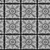 5' X 8' Black Ivory And Gray Medallion Washable Indoor Outdoor Area Rug