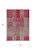 3' X 5' Burgundy Pink And Blush Striped Washable Indoor Outdoor Area Rug