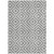 5' X 8' Gray Silver And Ivory Geometric Washable Indoor Outdoor Area Rug Transitional Style - Gray, Silver, Ivory Color