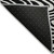 3' X 5' Black And Ivory Abstract Washable Indoor Outdoor Area Rug - 608219003739