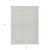 5' X 8' Taupe And Silver Geometric Washable Indoor Outdoor Area Rug