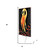 10" Black And Orange Halloween Pumpkin Solid Wood Garden Stake