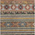5' X 8' Rust Gray And Gold Tribal Washable Indoor Outdoor Area Rug