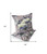 Set of Two 16" X 16" Gray and Yellow Butterfly Blown Seam Floral Indoor Outdoor Throw Pillow - 606114836223