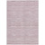 3' X 5' Blush Pink And Beige Striped Washable Indoor Outdoor Area Rug