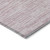 3' X 5' Blush Pink And Beige Striped Washable Indoor Outdoor Area Rug