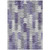 5' X 8' Purple Lavender And Gray Geometric Washable Indoor Outdoor Area Rug