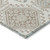 3' X 5' Ivory And Brown Floral Washable Indoor Outdoor Area Rug - Ivory, Brown