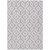 3' X 5' Lavender And Ivory Geometric Washable Indoor Outdoor Area Rug