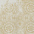 5' X 8' Gold And Ivory Medallion Washable Indoor Outdoor Area Rug