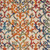 5' X 8' Ivory Blue Orange And Green Trellis Indoor Outdoor Area Rug