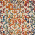 5' X 8' Ivory Blue Orange And Green Trellis Indoor Outdoor Area Rug