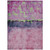 5' X 8' Blush And Mint Green Abstract Washable Indoor Outdoor Area Rug