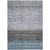5' X 8' Blue Gray And Charcoal Southwestern Washable Indoor Outdoor Area Rug