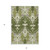 5' X 8' Olive Green And Artichoke Green Ikat Washable Indoor Outdoor Area Rug