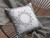 20"x20" White Blown Seam Broadcloth Geometric Throw Pillow