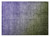 2' X 3' Olive Green and Purple Ombre Washable Non Skid Indoor Outdoor Area Rug